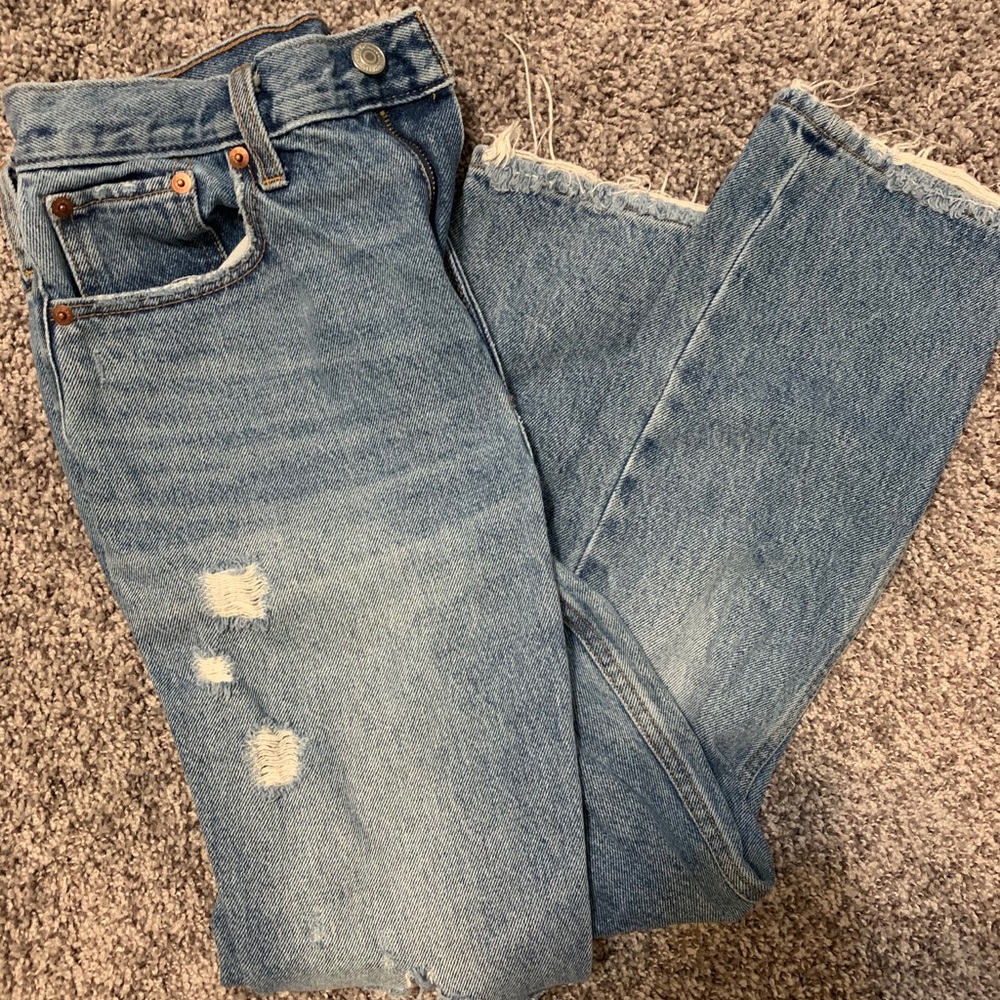 Abercrombie real denim mom jeans